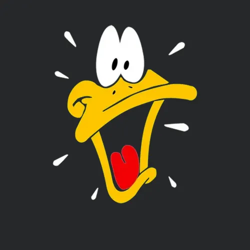 Daffy Duck Looney Tunes Retro Cartoon