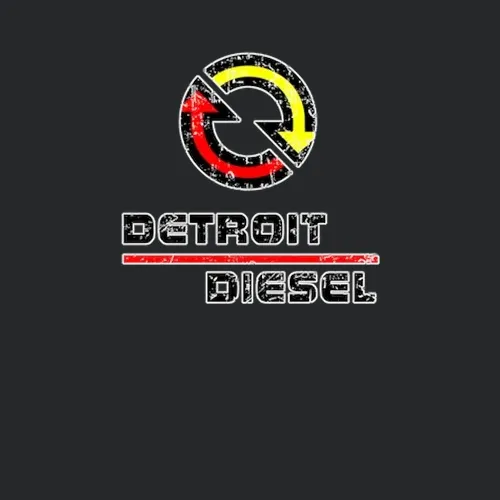 Detroit Diesel Automobile Car Truck Motorcycle Auto Parts Cool Distressed Brand Logo Emblem