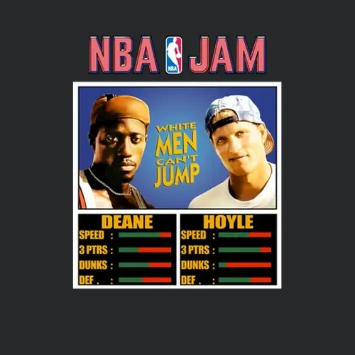 Nba Jam White Cant Jump 90s Movie Fan