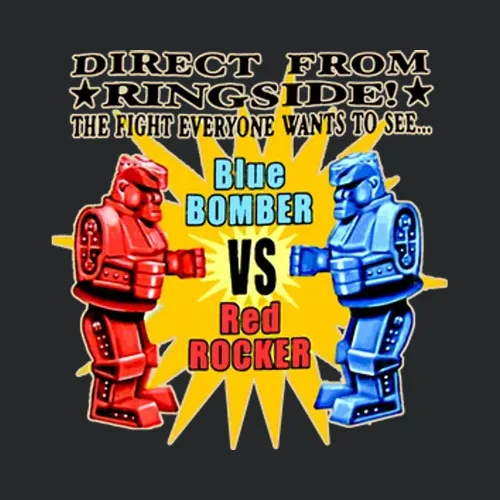 Rock Em Sock Em Robots Blue Red Steel