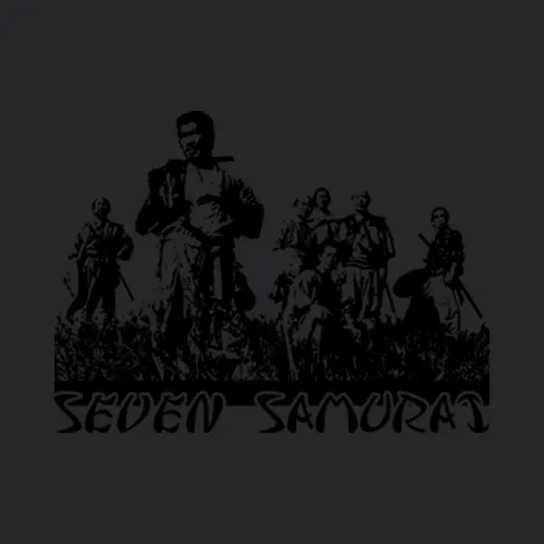 Seven Samurai Retro Japanese Epic Movie