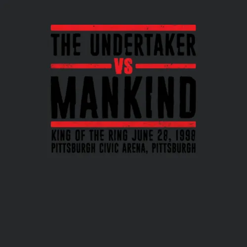 The Undertaker Vs Mankind King Of The Ring Retro Look