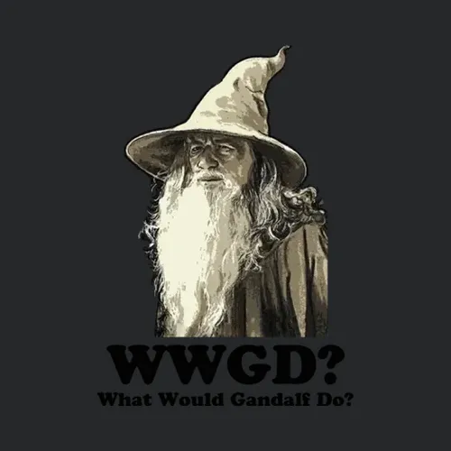 What Would Gandalf Do Lord Of The Rings Holiday Ornament