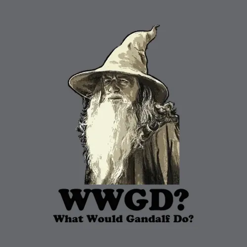 What Would Gandalf Do Lord Of The Rings Holiday Ornament