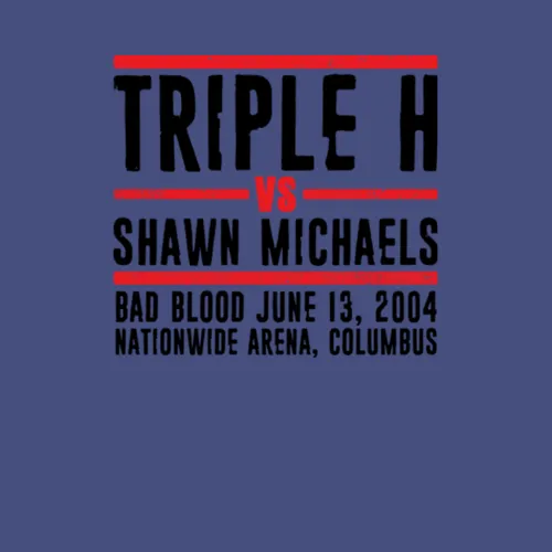 Triple H Vs Shawn Michaels Bad Blood Retro Look