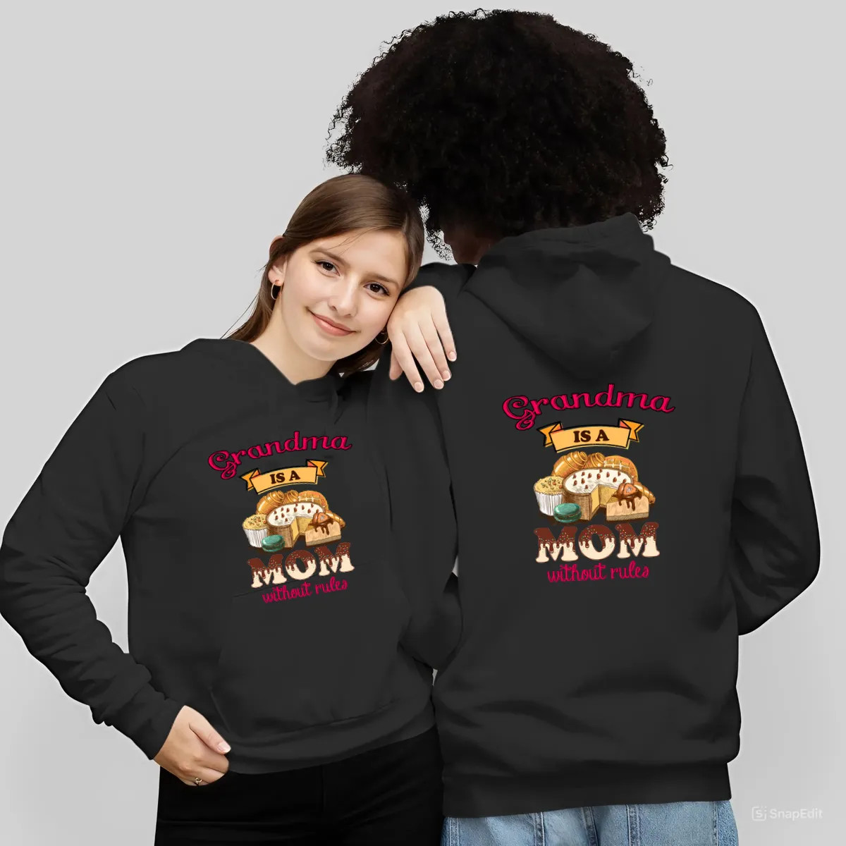 Happy Mothers Day Grandma Is A Mom Without Rules Cuppy Cakes Cookies Funny Saying 2020