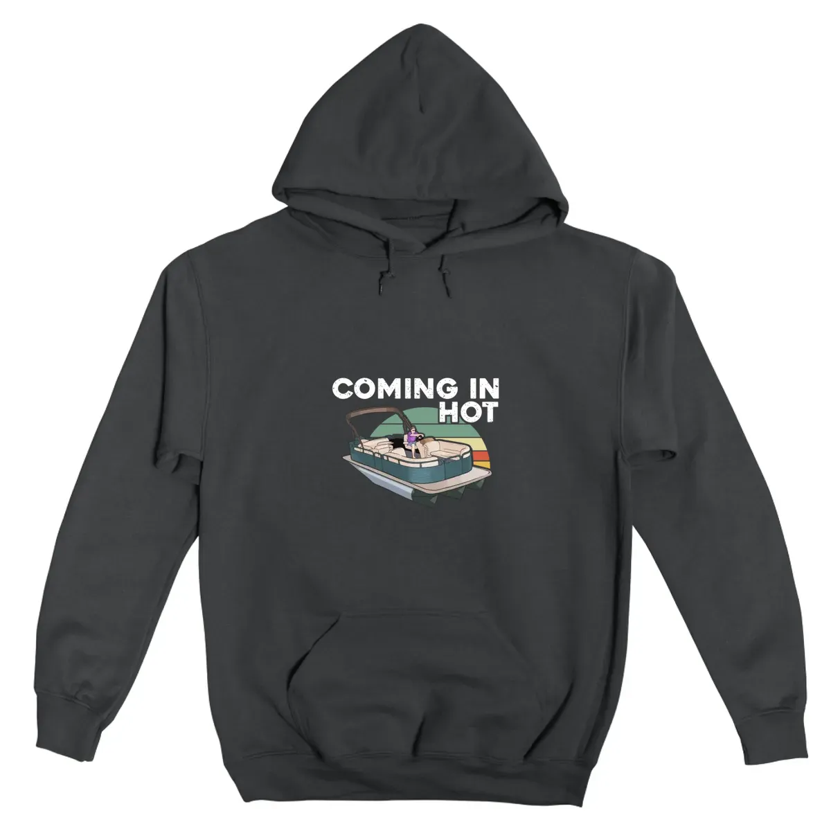 Coming In Hot Funny Pontoon Boat Captain Gift