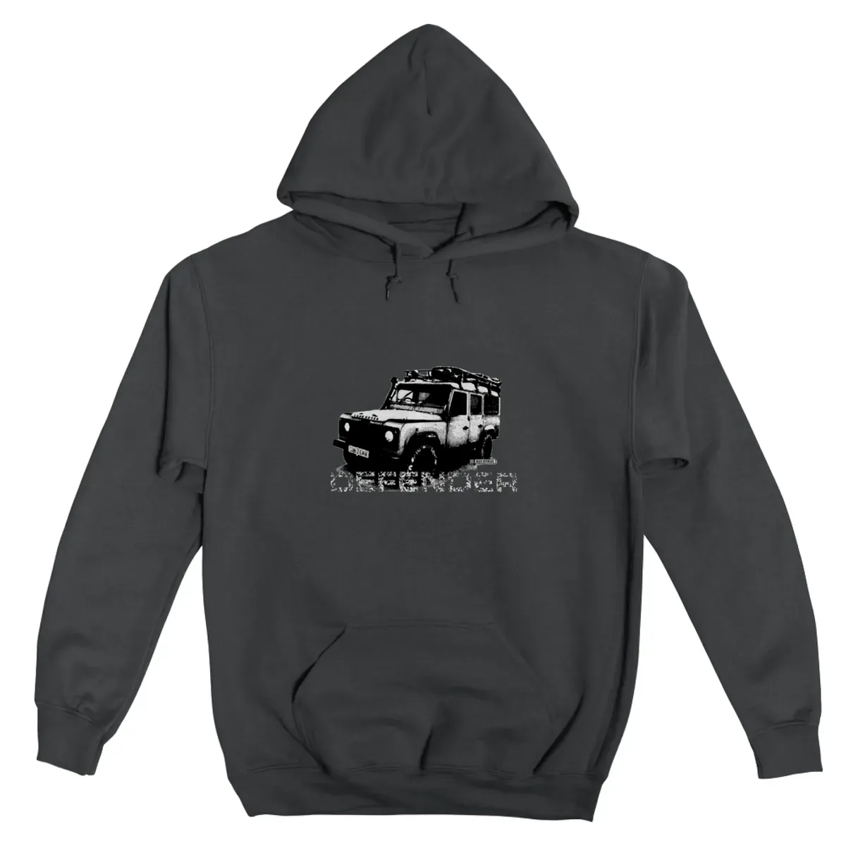 Brown Land Rover Defender Illustation
