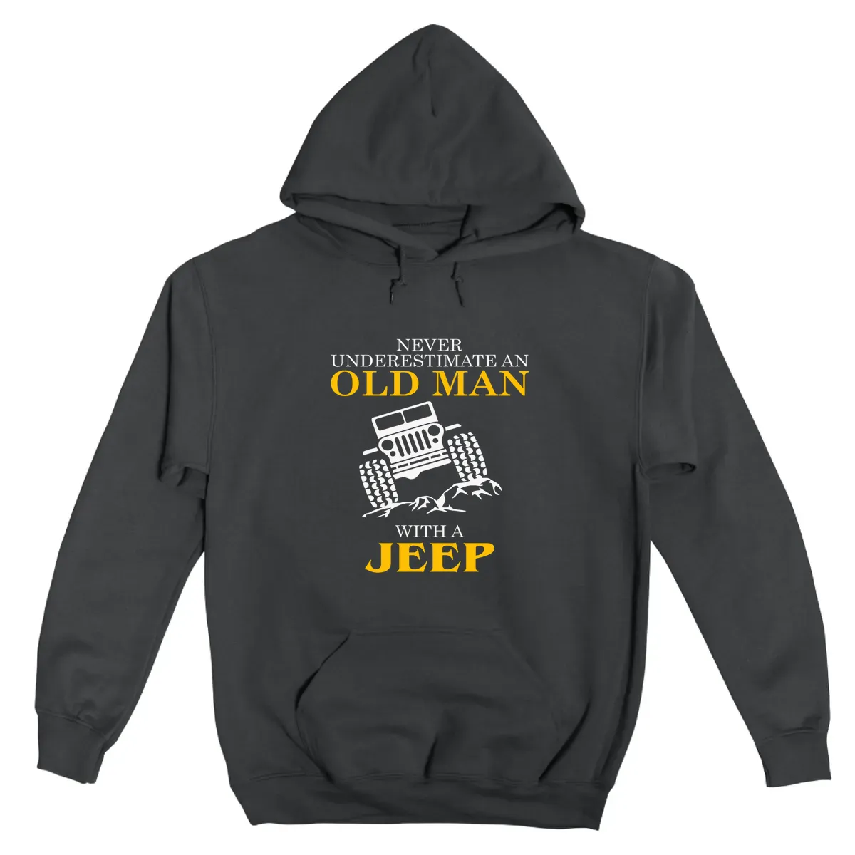 Never Underestimate Old Man With A Jeep