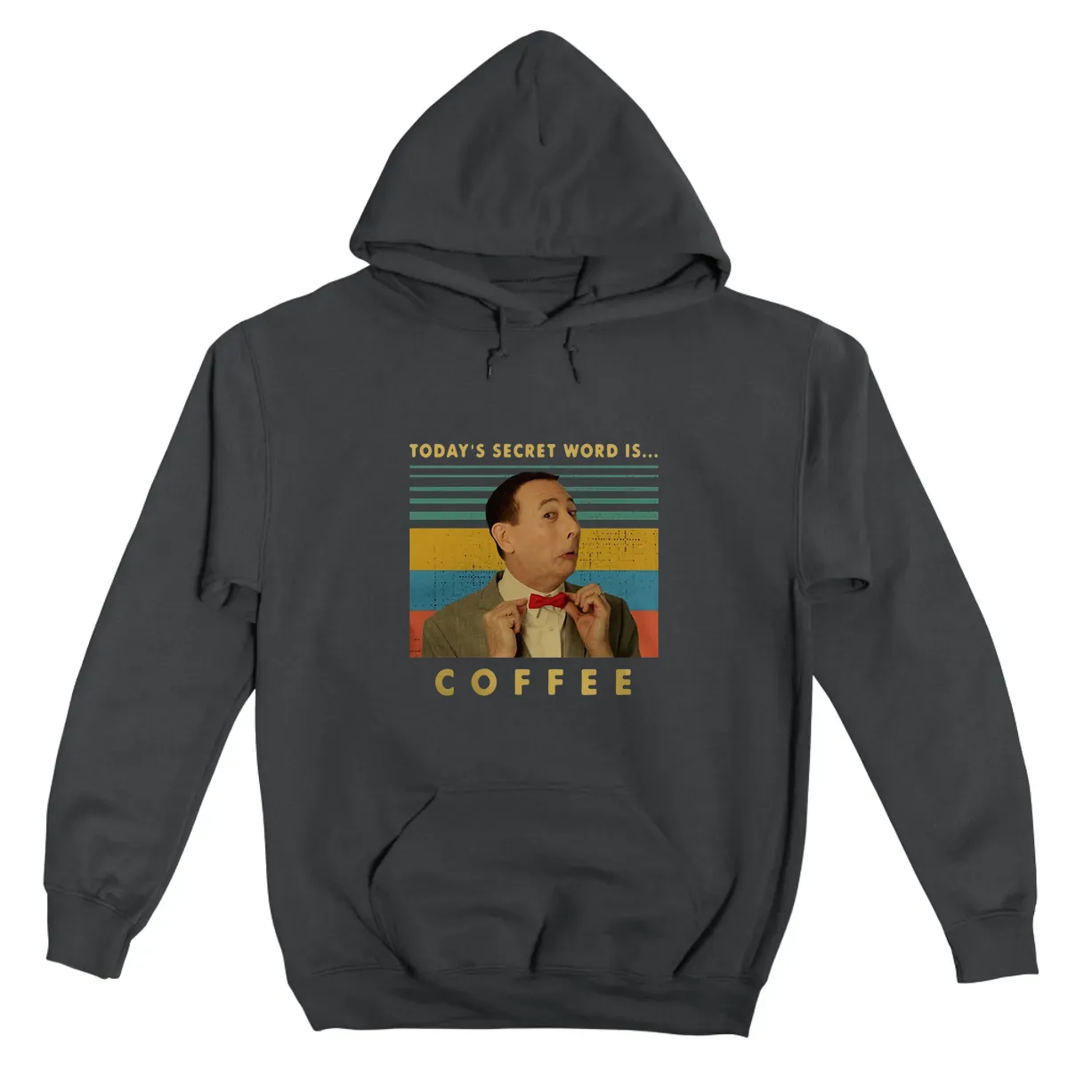 Pee Wee Herman Todays Secret Word Is Coffee Vintage