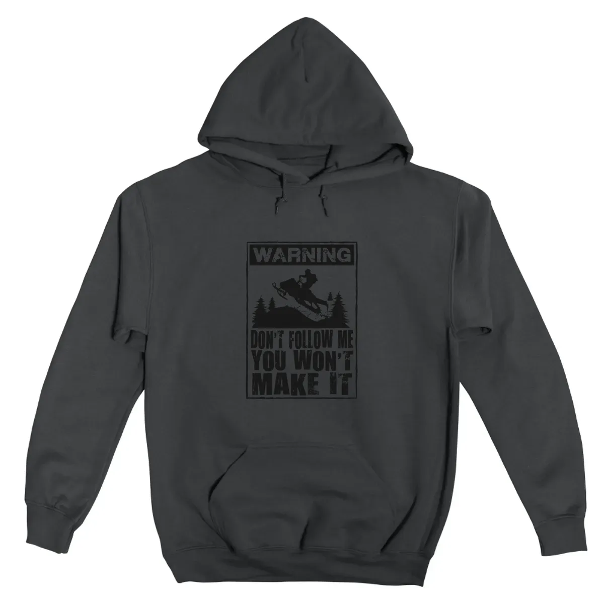 Snowmobiling Warning Sign