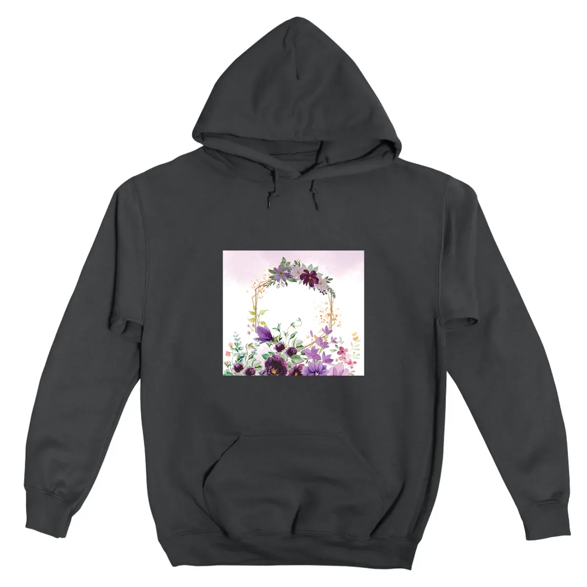 Watercolor Purple Floral Tumbler