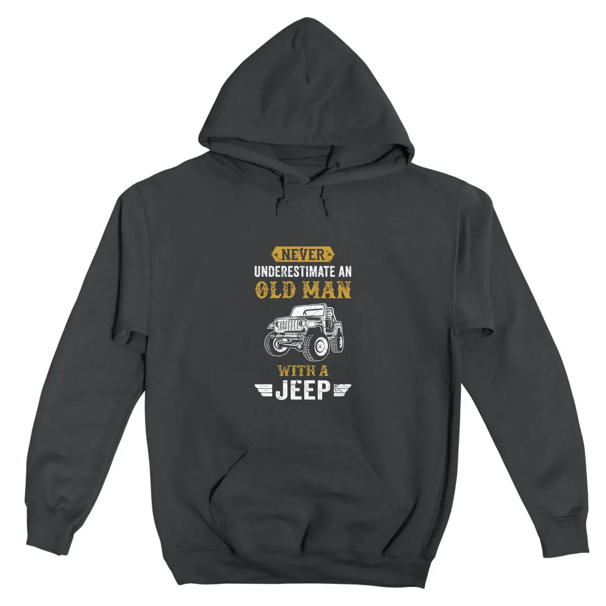 Old Man Dad Grandpa Present Jeep 4x4 Offroad Gift