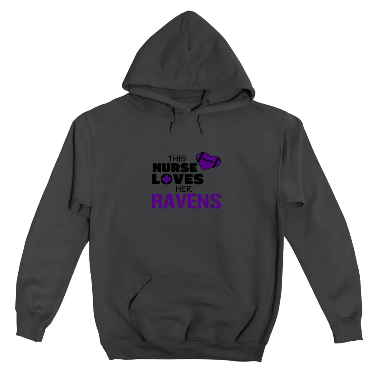 This Nurse Loves Her Ravens Football Baltimore Ravens Team Colors Ladies