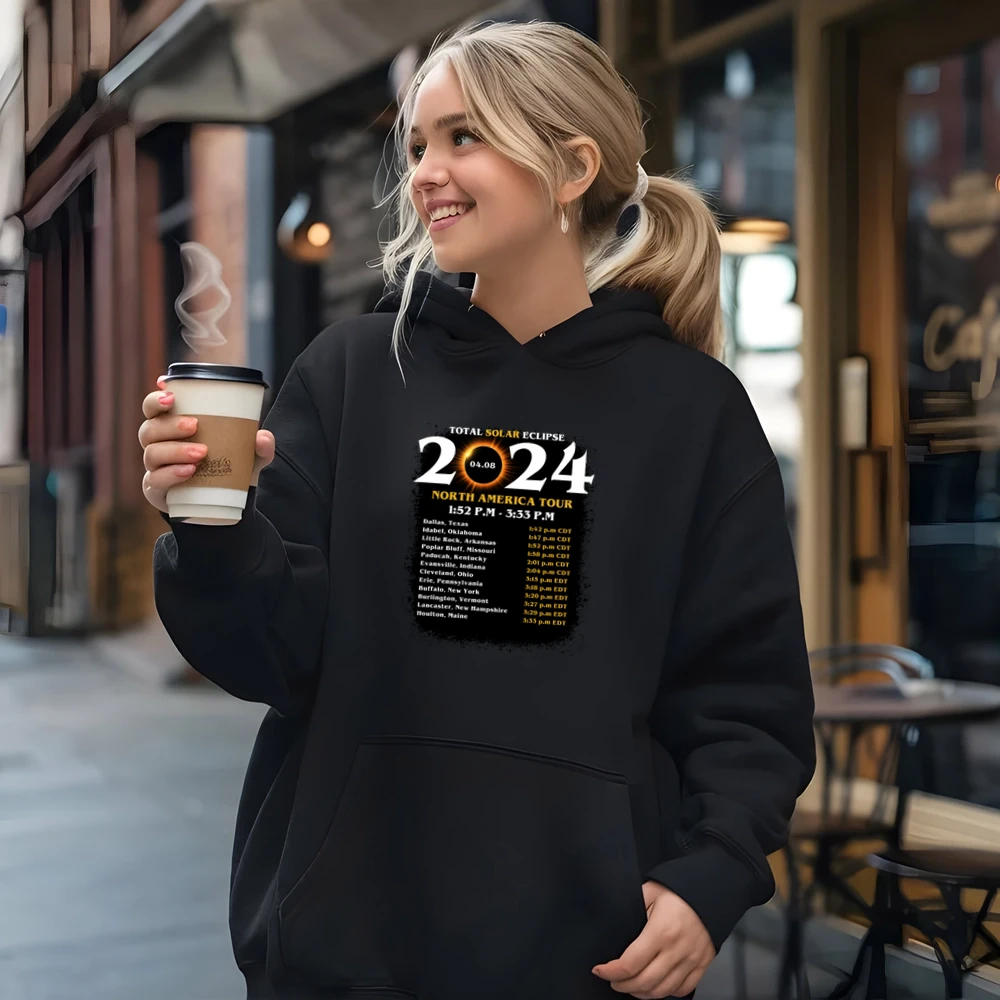 Total Solar Eclipse Totality April 8 2024 North