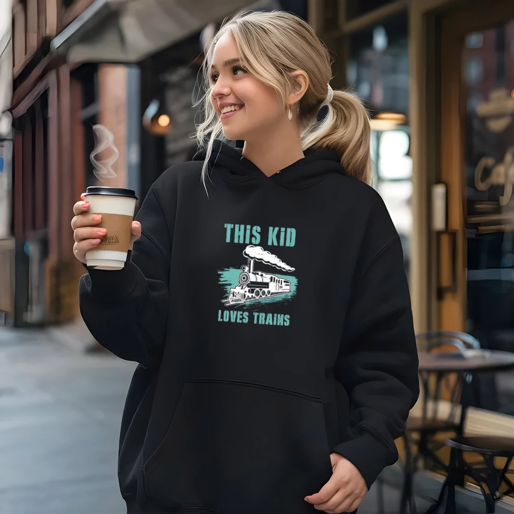 Trains Railroad This Kid Loves Trains Motif