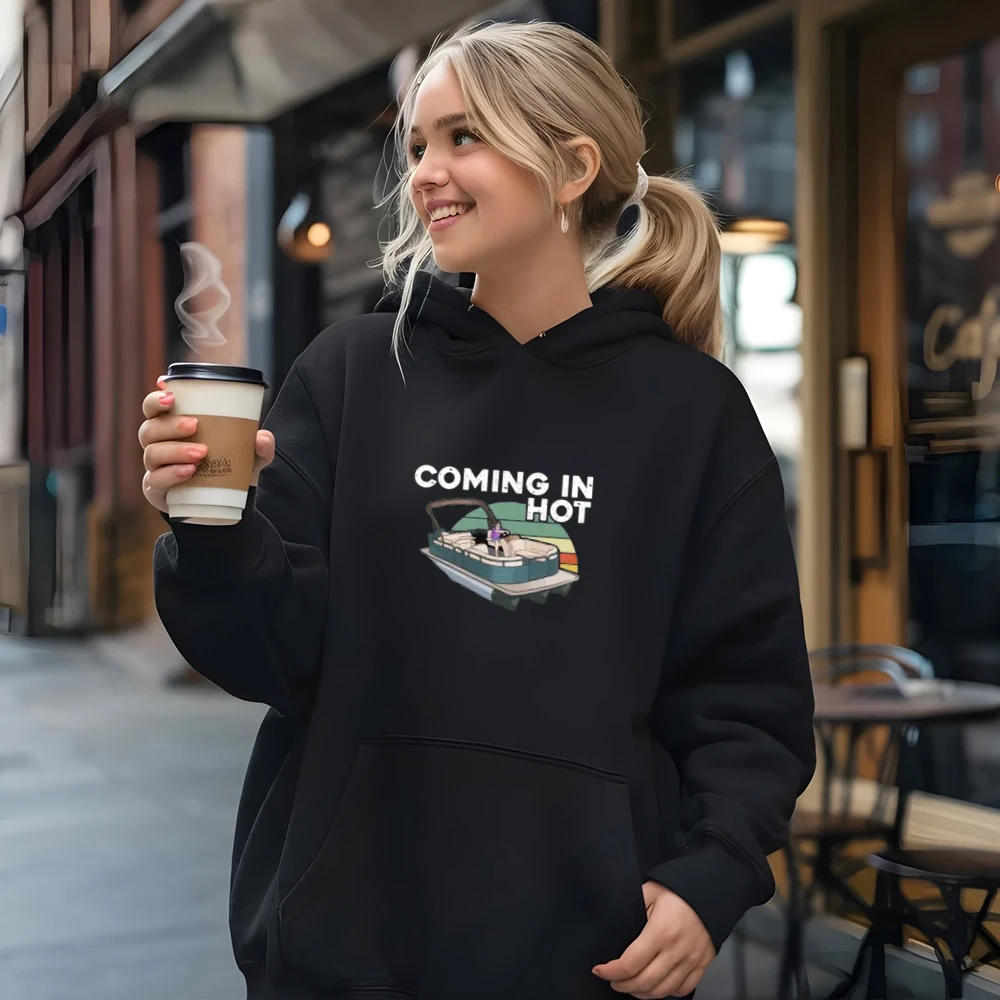 Coming In Hot Funny Pontoon Boat Captain Gift