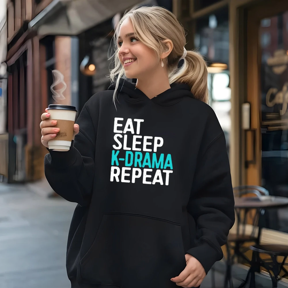 Eat Sleep K Drama Repeat Funny Korean Drama Fan Gift