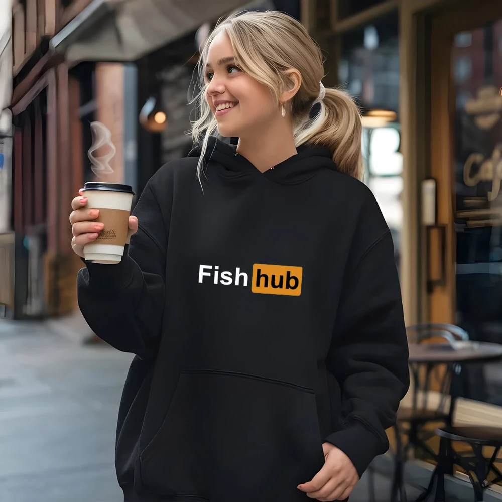 Fish Hub Fishing Ocean Lake Fisherman Tee