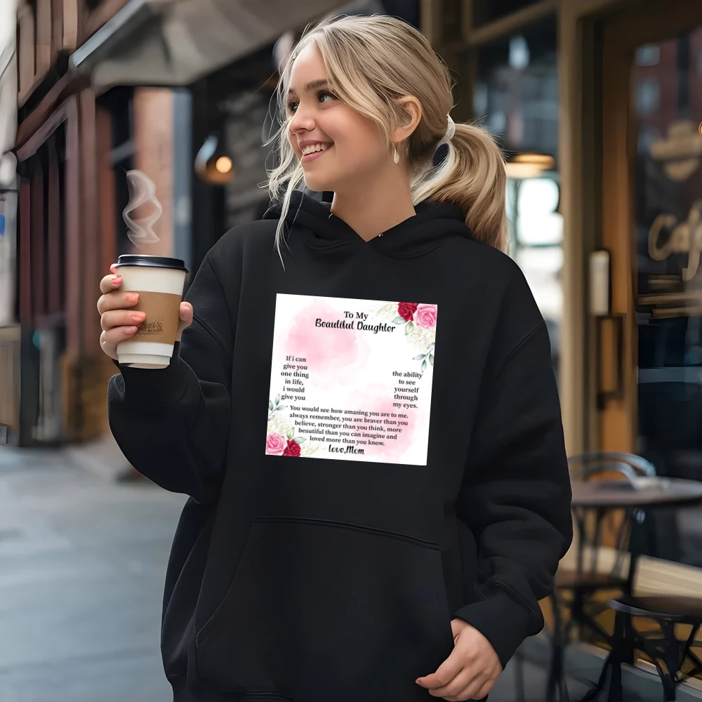 To My Beautiful Daughter Necklace Message