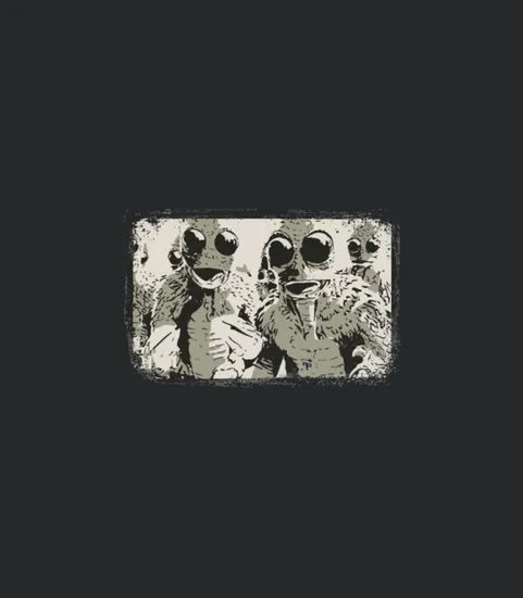 Sleestak Land Of The Lost Distressed Vintage Desig
