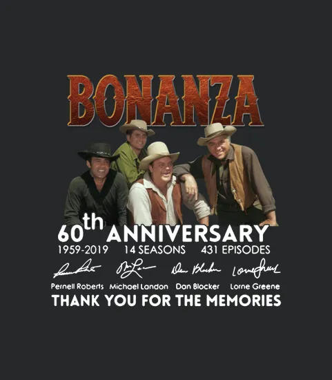 60th Anniversary Thank You For The Memories 1959 2019 Bonanza