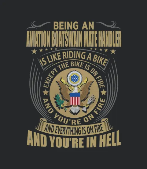 Being An Aviation Boatswain Mate Handler Like Riding A Bike Job Title