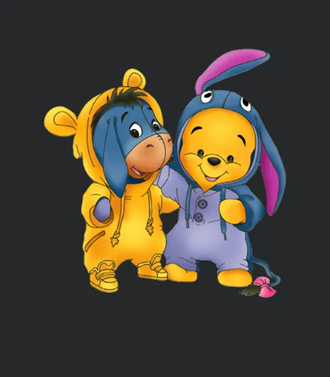 Best Friends Pooh And Eeyore