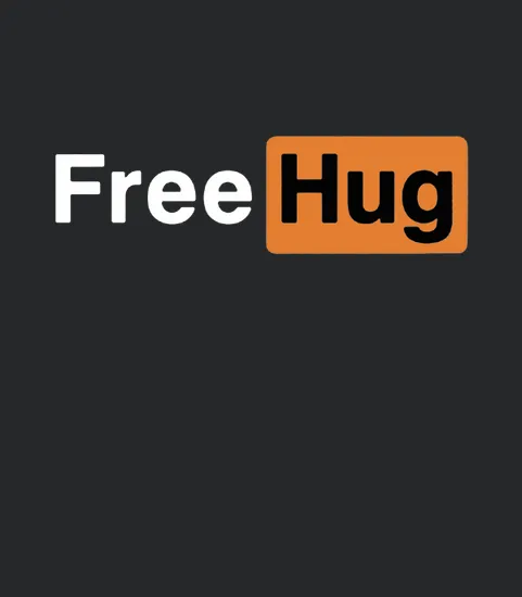 Free Hugs Pornhub Logo Parody