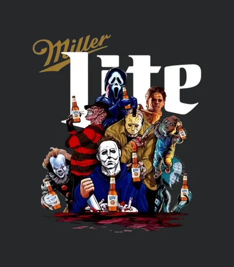 Horror Characters Miller Lite