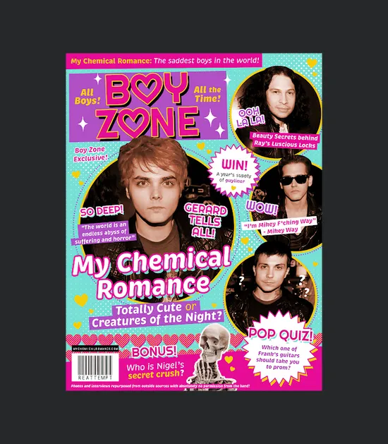 My Chemical Romance Boy Zone