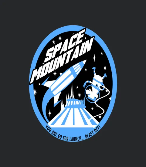 Space Mountain Black And Blue