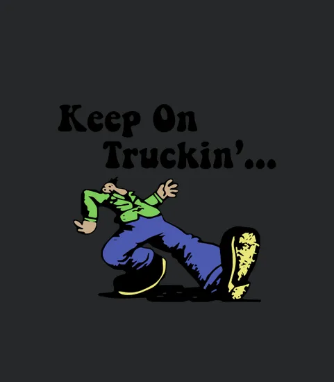 Vintage Keep On Truckin 1970s