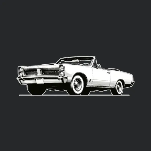 Vintage 1964 Pontiac Gto Convertible Classic Car A