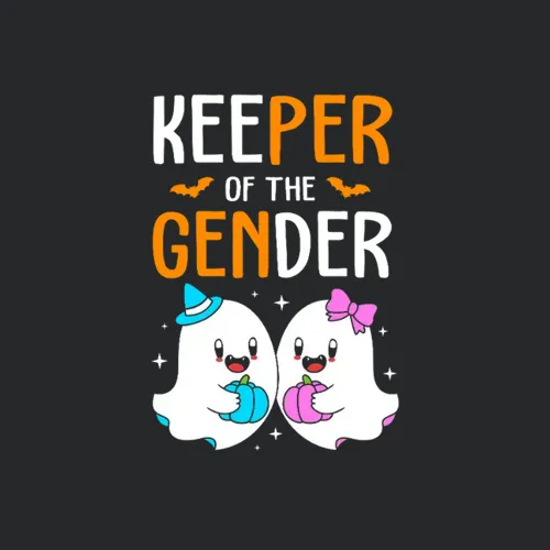 Halloween Gender Reveal Aunt