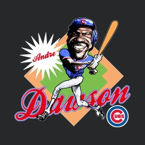 Andre Dawson Retro Caricature