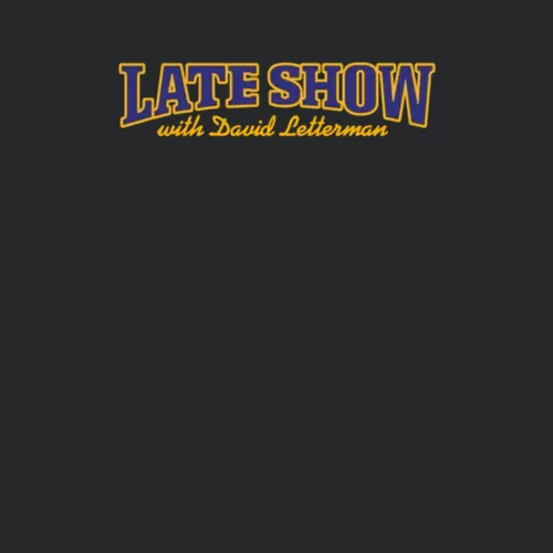 David Letterman Late Show Popular Late Night Tv Talk Show Fan