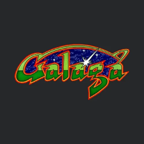 Galaga Video Game Arcade Logo