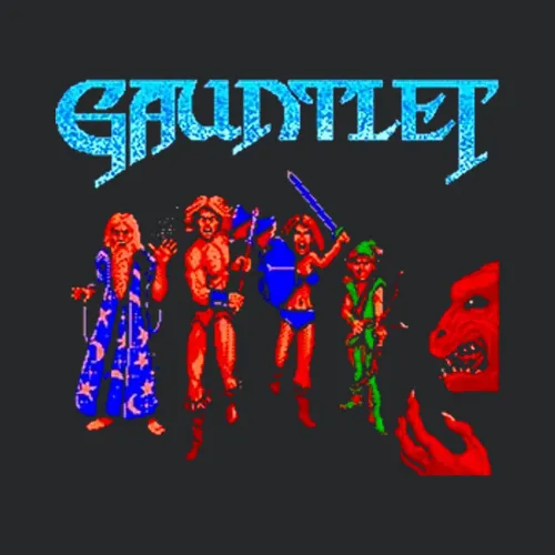 Gauntlet Video Game Retro 80s