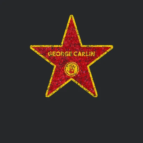 George Carlin Walk Of Fame Comedian Comedy Worn Look Cool Fan