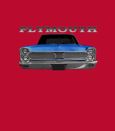 1966 Plymouth Fury Front Blue