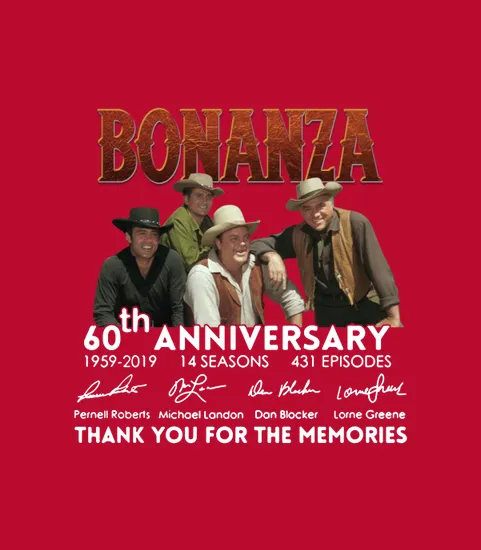 60th Anniversary Thank You For The Memories 1959 2019 Bonanza
