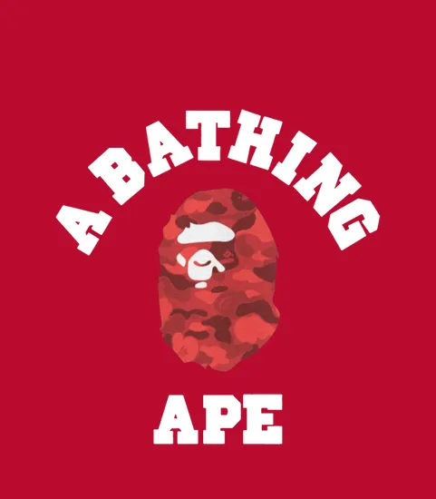 Bape Abc Red Camo