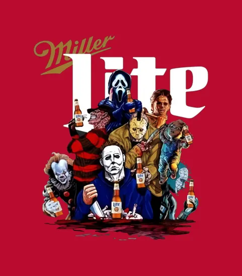 Horror Characters Miller Lite