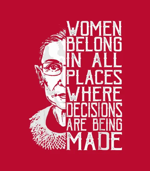 Retro Women Belong In All Places Rbg Ruth Bader Ginsburg