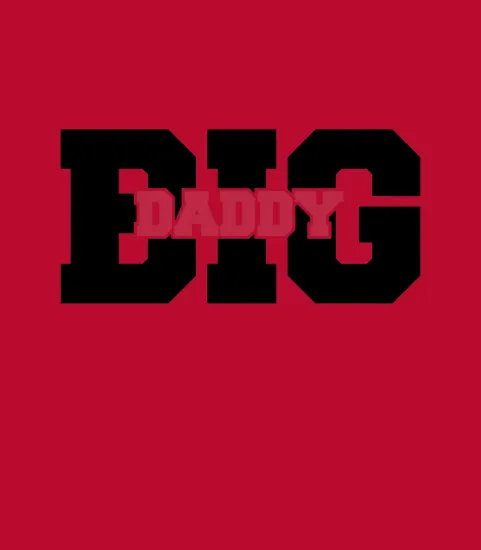 Vintage Big Daddy In Red Logo