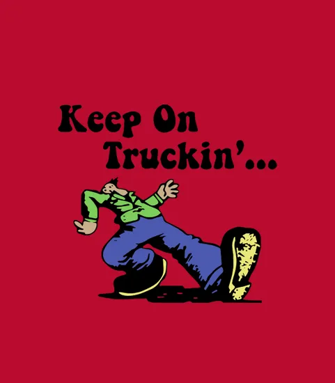 Vintage Keep On Truckin 1970s