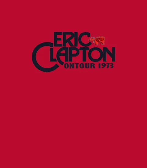 1974 Eric Clapton Vintage Tshirt Concert Tour Rare Original Rock Band
