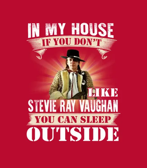 In My House If You Dont Like Stevie Ray Vaughan You Can Sleep Outside