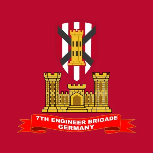 Army 7th Engineer Brigade 1969 Germany Eng Br Ribb